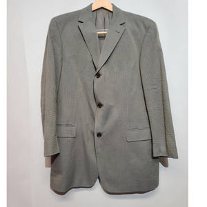 Hugo Boss Textured Solbiati Cotton Blazer Size 42